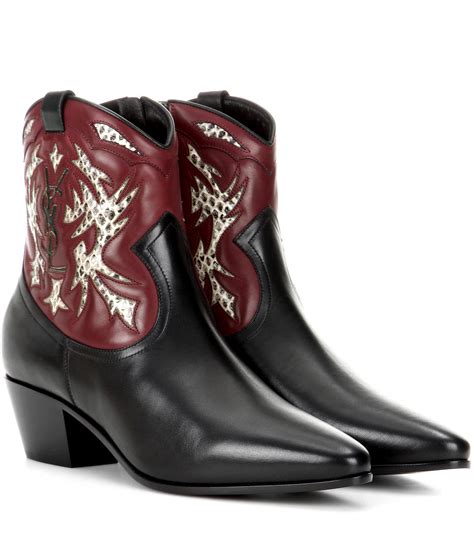 ysl cowboy boots|ysl boots for women.